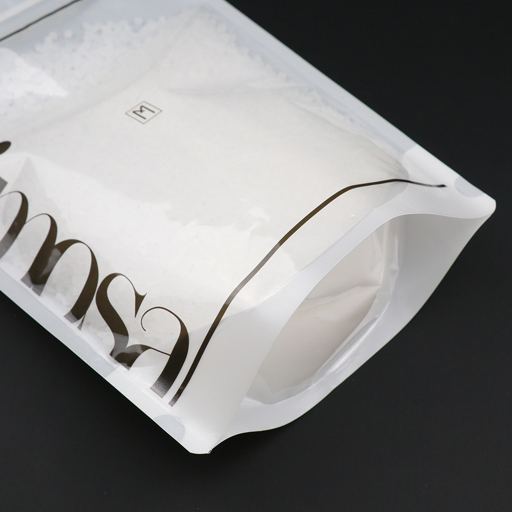 透明塑料包装袋自立自封袋内裤包装袋内衣包装袋白色塑料袋拉链袋