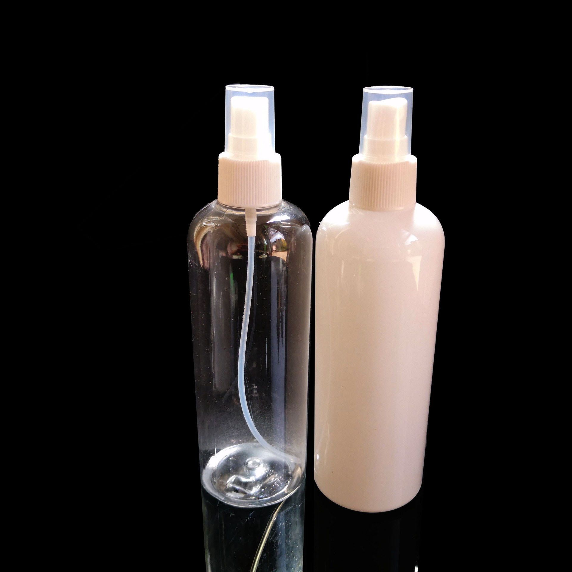 300ml瓶子pet 小老鼠喷雾瓶300ml 白色透明pet透明瓶 300ml喷雾瓶