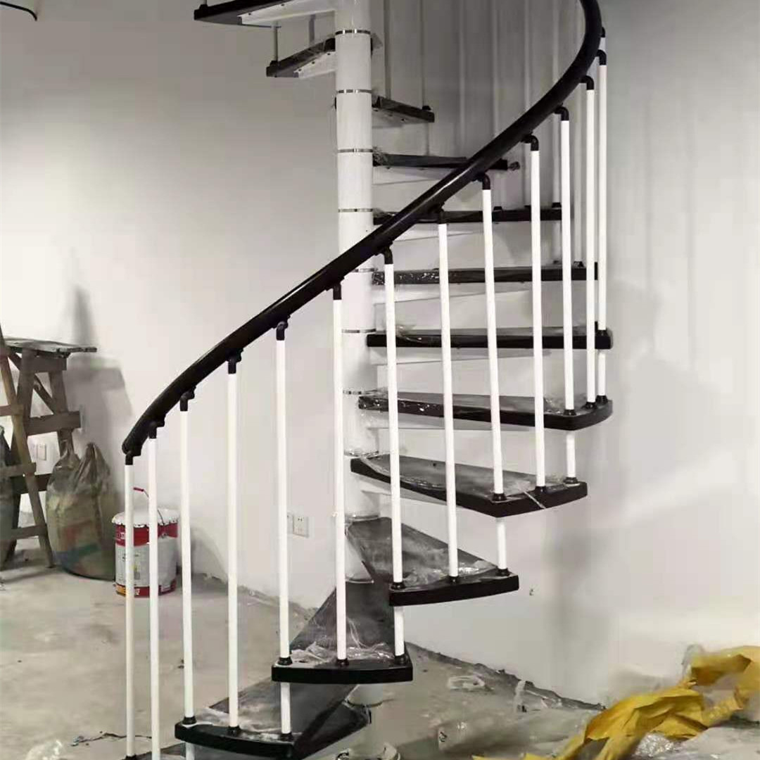 旋转楼梯批发 阁楼复式室内楼梯 中柱旋转楼梯 跃层简约中柱楼梯