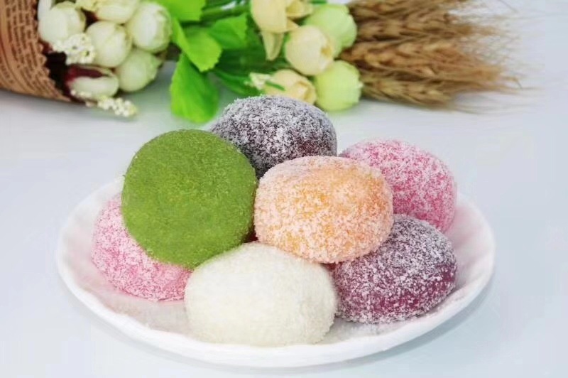 洋风椰蓉大福 日式糕点慕斯蛋糕雪媚娘 甜品糯米糍冰皮麻薯