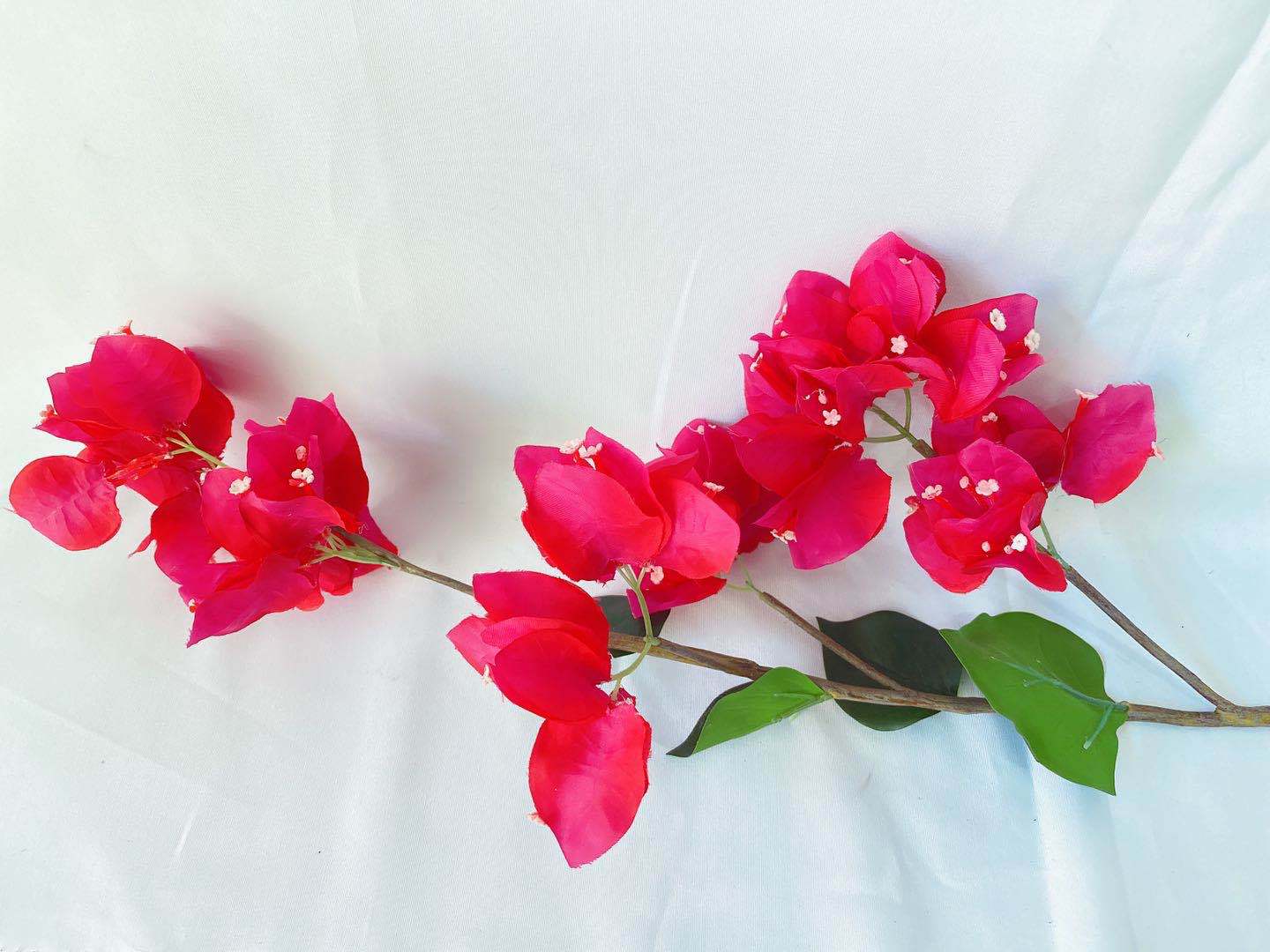 三角梅厂家直销仿真现代花家居装饰杜鹃花客厅玄关摆设假花