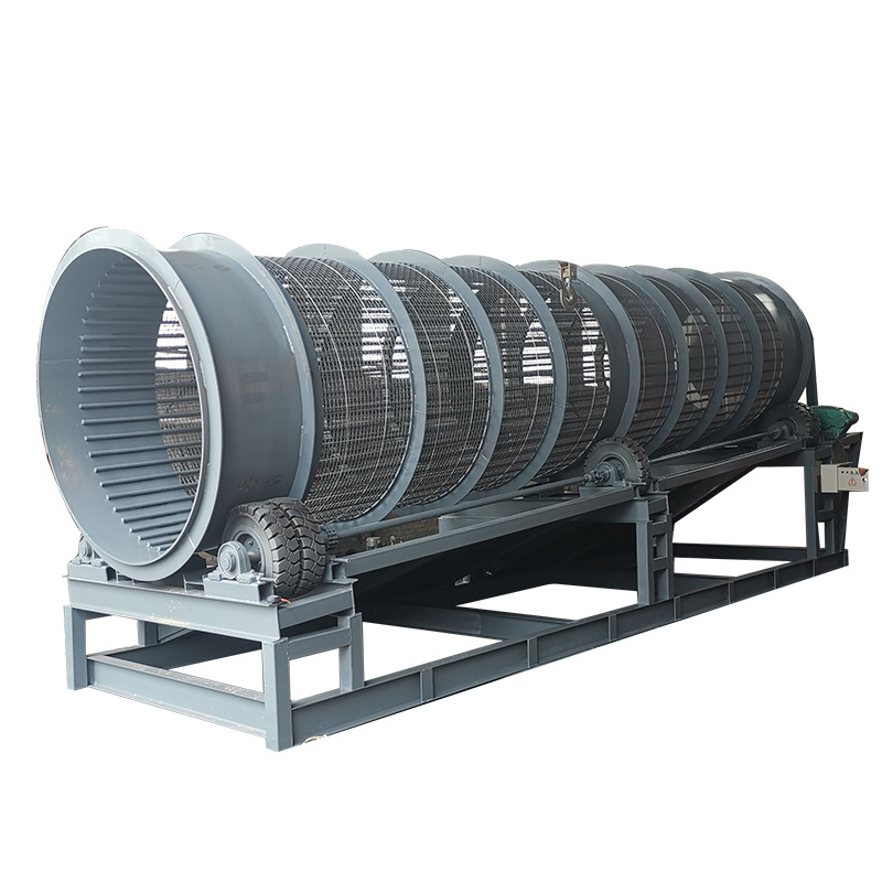 定做防堵孔电动筛沙机20 30 50 80 100型筛分机移动式滚筒筛沙机