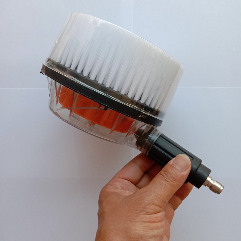 跨境全自动洗车刷快接高压洗车机刷毛刷旋转刷通水毛刷擦车刷轮刷