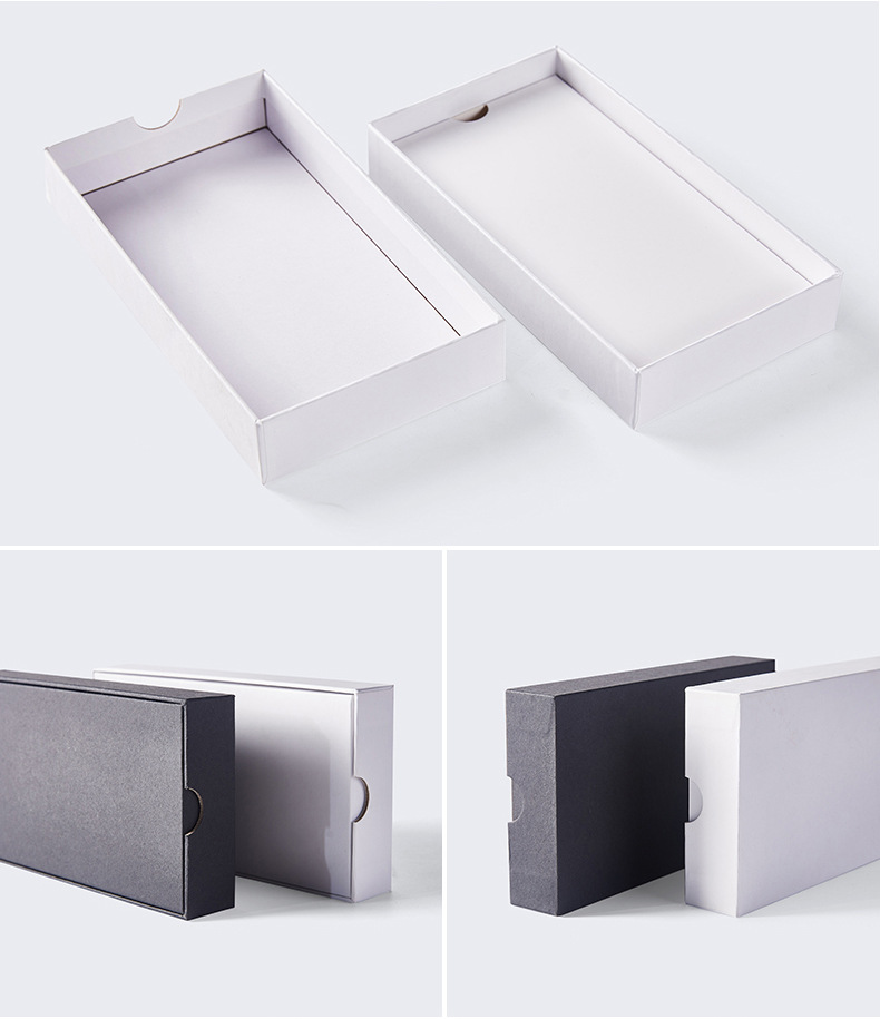 手机壳包装盒厂家定做天地盖牛皮纸盒钢化膜包装盒定制天地盖礼盒