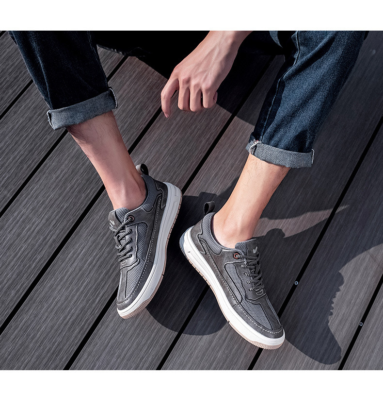 富贵鸟飞行员休闲鞋男士网面透气运动鞋个性2020夏季款鞋子男鞋潮