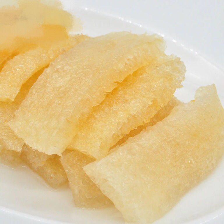 500克包邮油炸猪皮皮肚响皮火锅肉皮凉拌肉皮膘-阿里巴巴