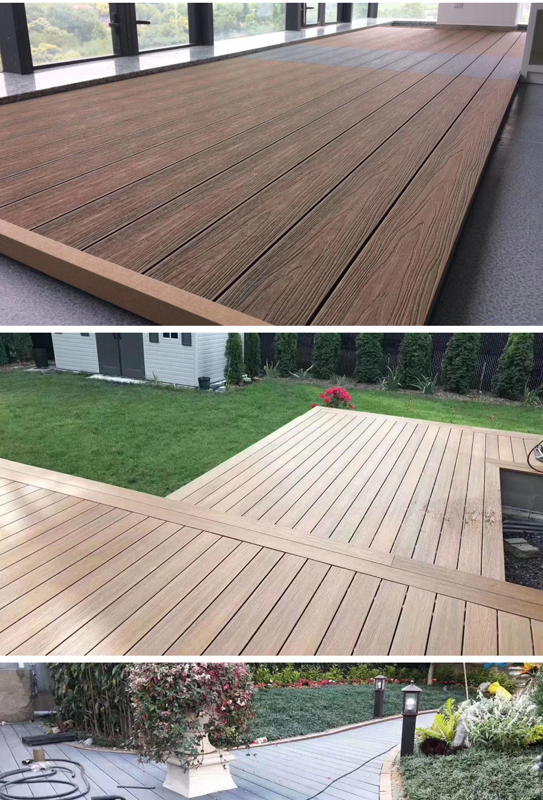 塑木地板户外长条室外庭院花园阳台共挤防滑防水木纹防腐木塑板材
