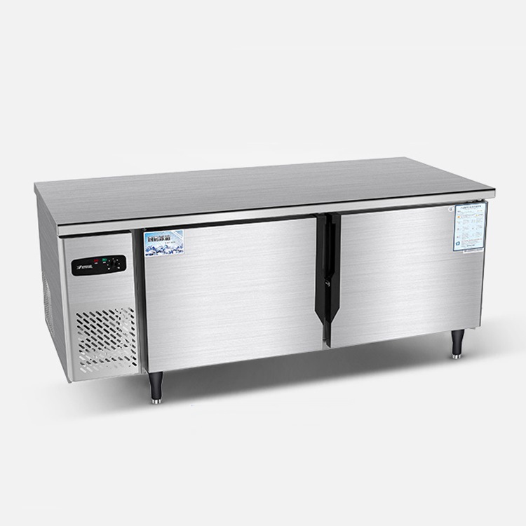 银都工作台冰箱12米冷藏操作台商用平台雪柜饮品店操作台柜