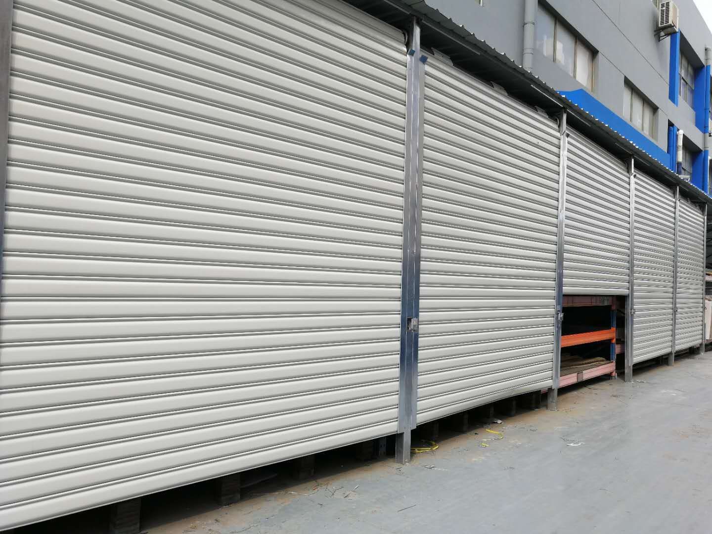 定制商铺门店铝合金卷帘门 安装车库卷帘门 双层中空铝合金卷闸门