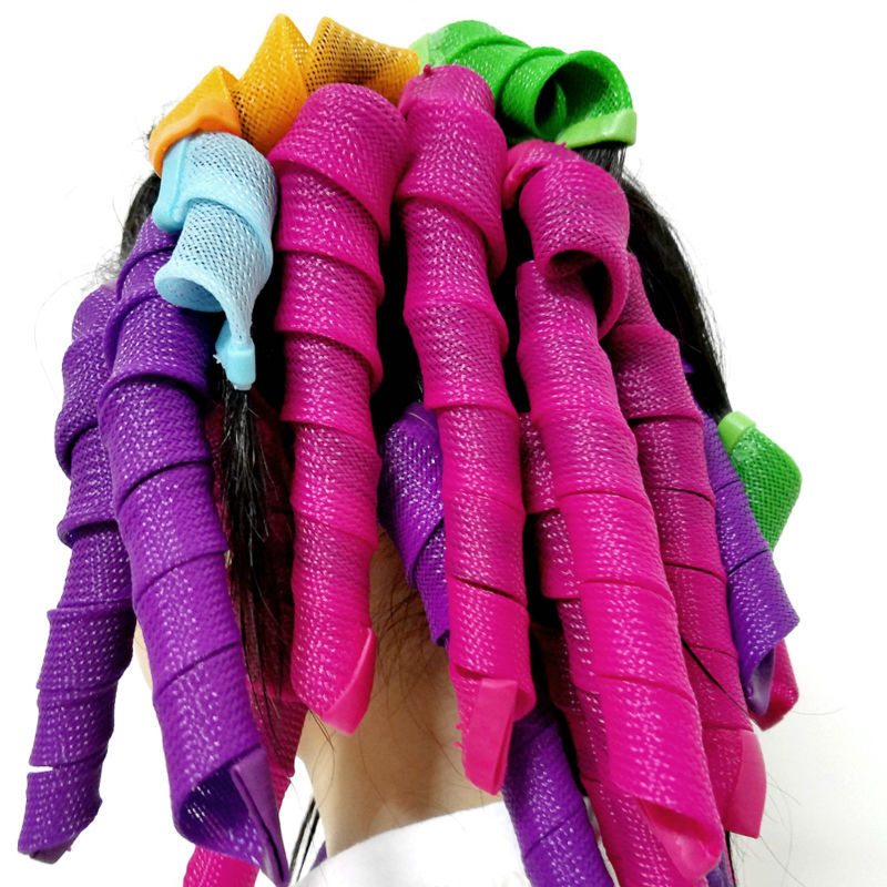 魔法卷diy卷发器螺旋手动卷发器波浪发卷外贸爆款 55cm(18个)