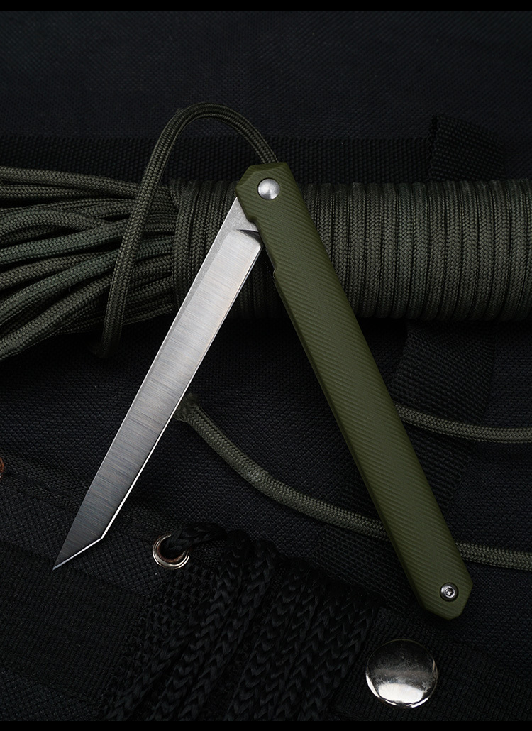 折叠刀户外求生工具轴承小刀数控磨电商款阳江五金工厂现货
