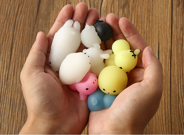 t 可爱动物捏捏乐 创意发泄减压球迷你解压团子儿童礼物玩具批发