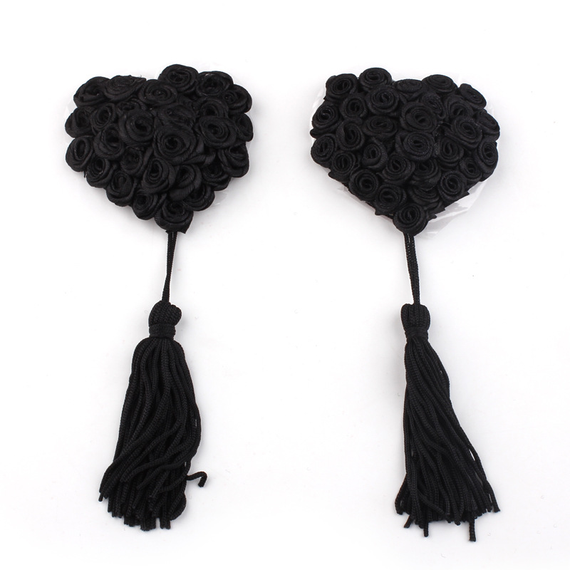 情趣真人血滴子性感火辣玫瑰花乳贴成人性用品防凸点奶头胸贴乳头-阿