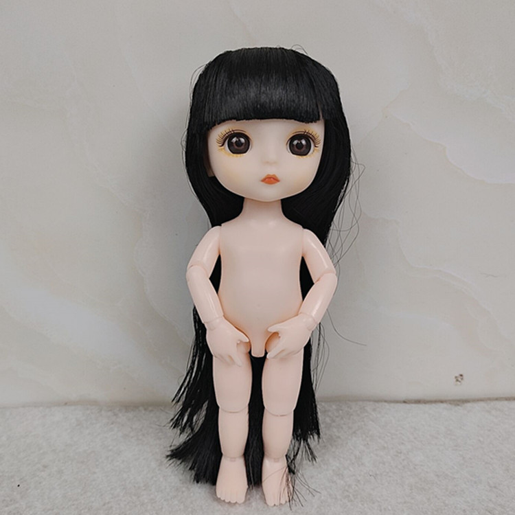 17厘米换装娃娃8分6寸裸娃身体素体bjd娃娃13关节女孩玩具过家家