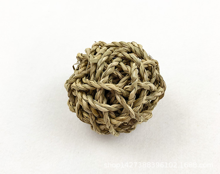 草绳球鹦鹉用品麻绳球玩具球棉绳编织球猫鸟兔子豚鼠龙猫耐咬球