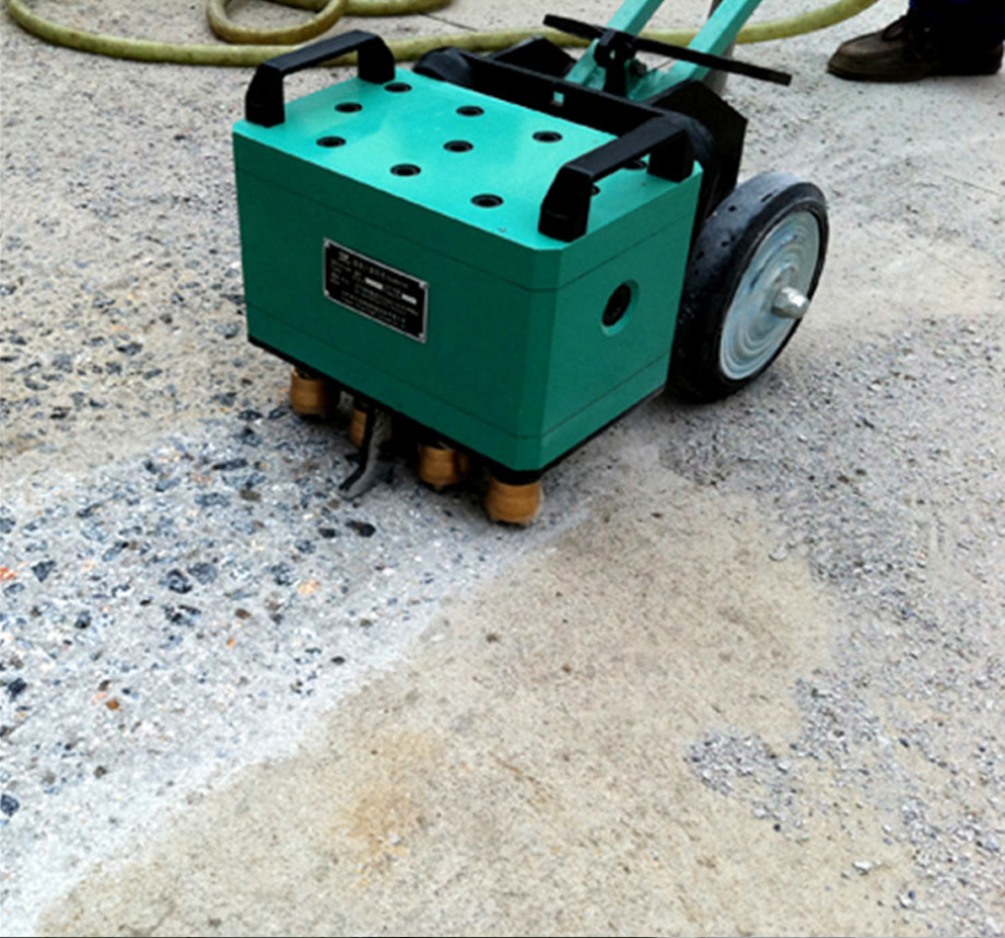 手推凿毛机 气动加强型路面凿毛机 混凝土手扶式凿毛机使用说明书