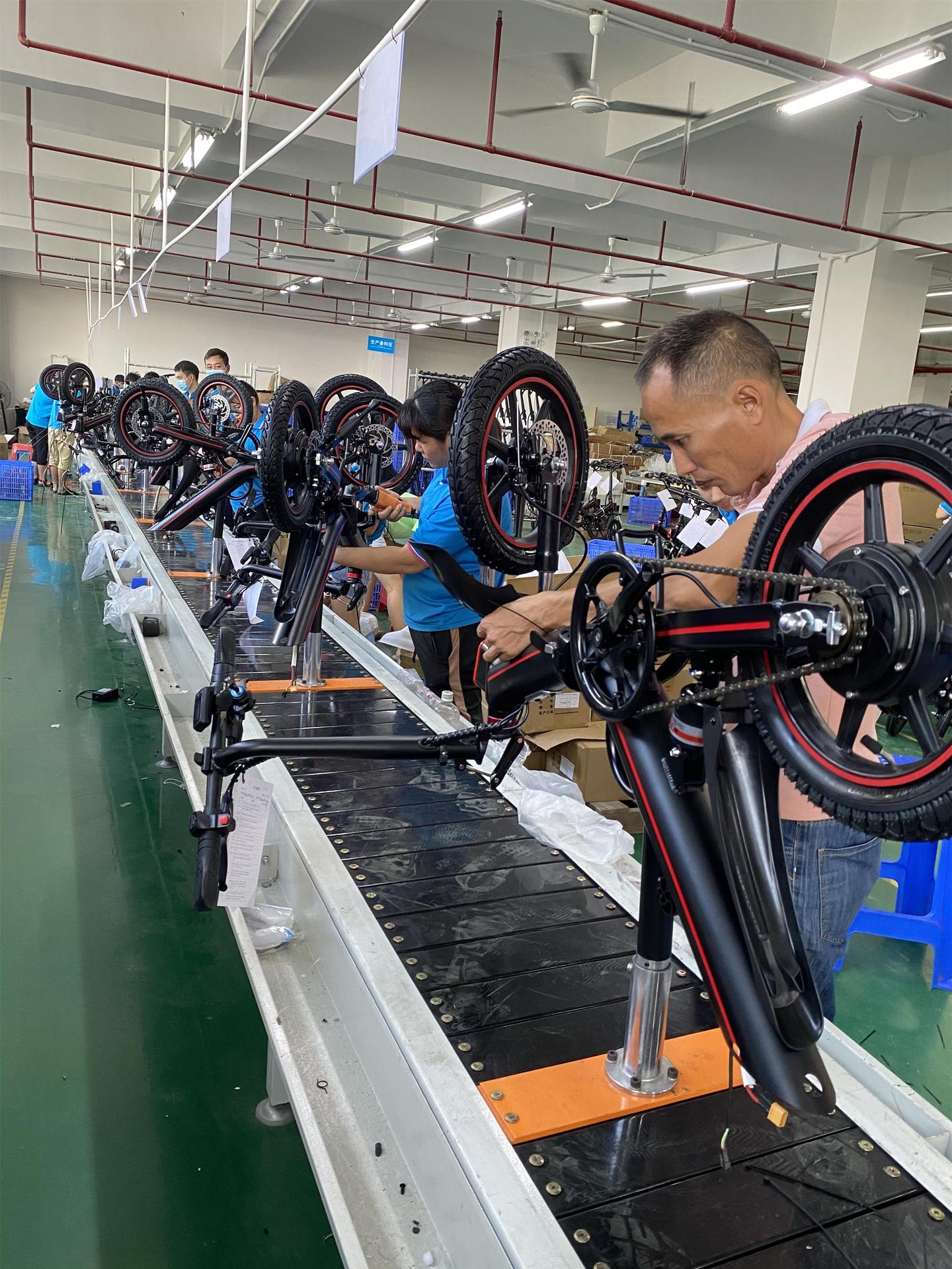 电动自行车组装