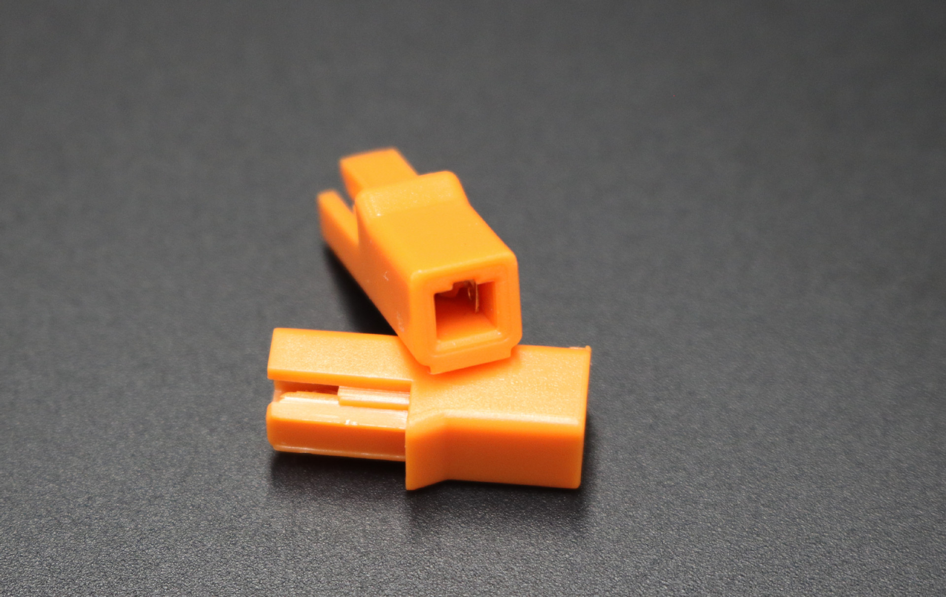 现货oj-601橙色对插端子ul认证一进一出ac连接器筒灯专用快接端子