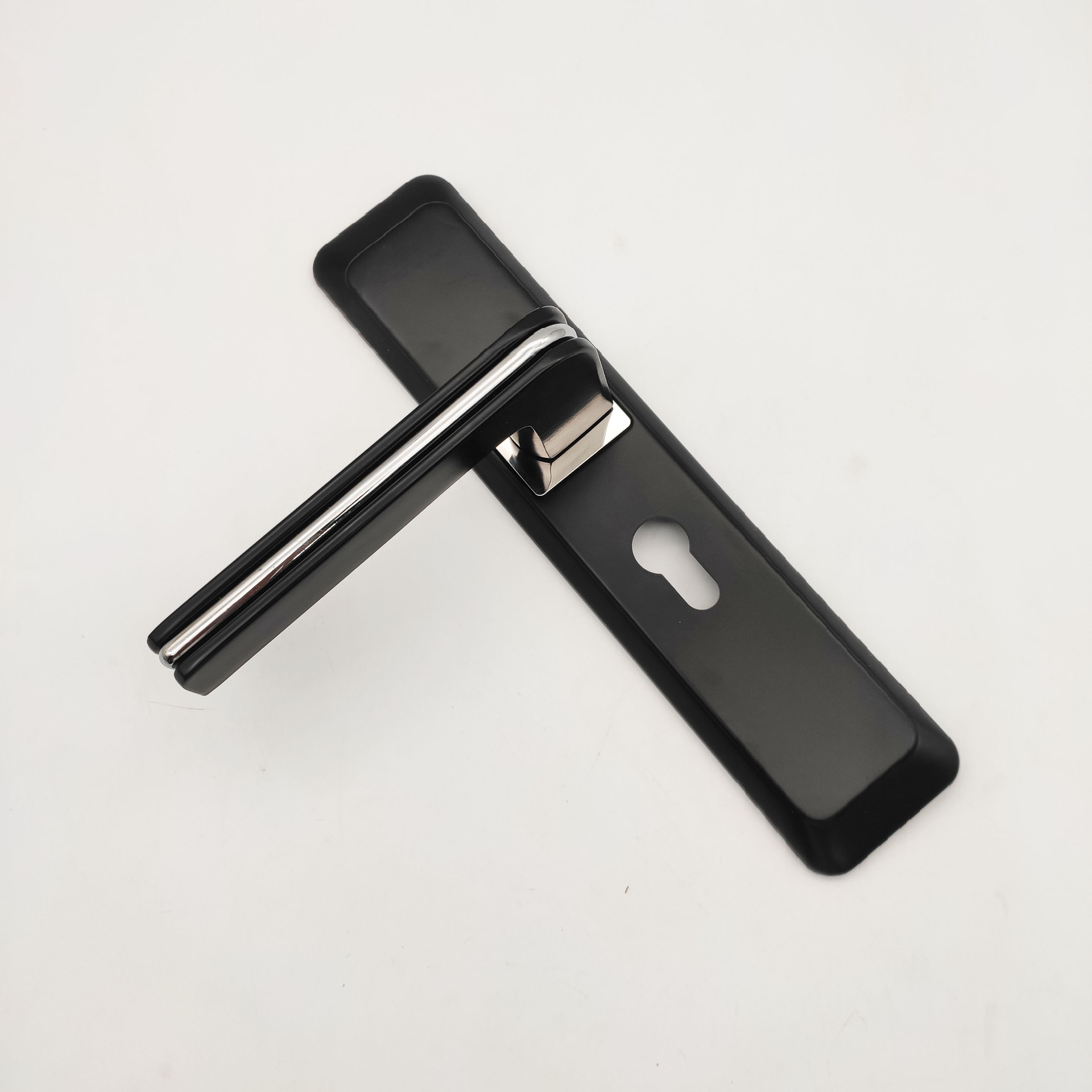 简易黑色室内门锁具 木门压把执手锁 卧室门锁具 厂家批发