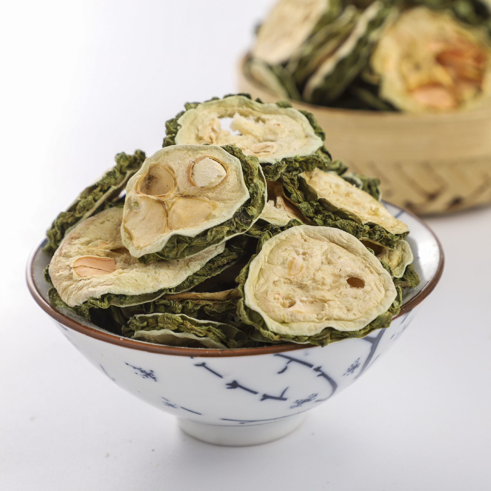 广西桂林苦瓜茶苦瓜干新鲜干苦瓜片现打现磨苦瓜粉散装直发批发