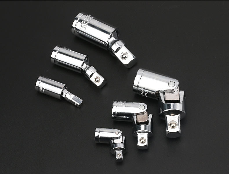 风炮万向节接头1寸气动套筒转接摇头1/2电动扳手旋转活接头转向头