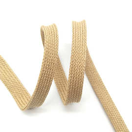 编织扁绳带银丝衣服帽绳抽绳鞋带绳装饰绳子服装辅料宽绳扁绳