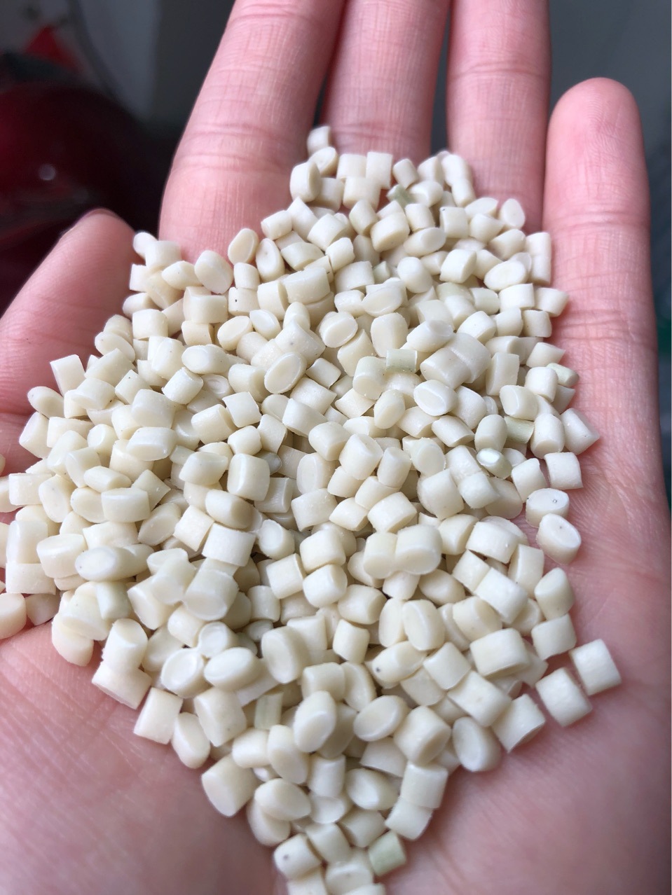 乳白高压颗粒pe复pape复petpp复pet尼龙高压聚脂高压聚脂丙