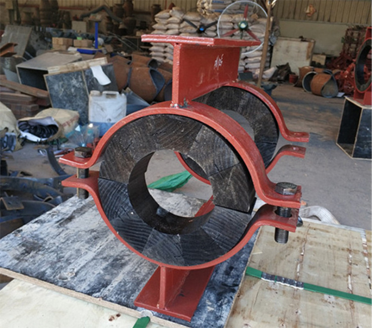 红松木保冷管托 j8j9 滑动导向低温聚氨酯双螺栓木块保冷层木托座