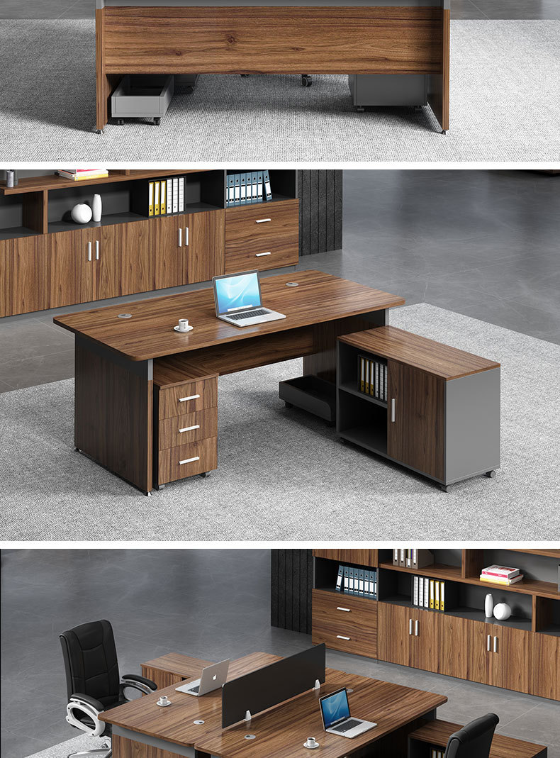 厂家直销板式办公家具经理主管桌现代简约单人职员办公老板桌定制