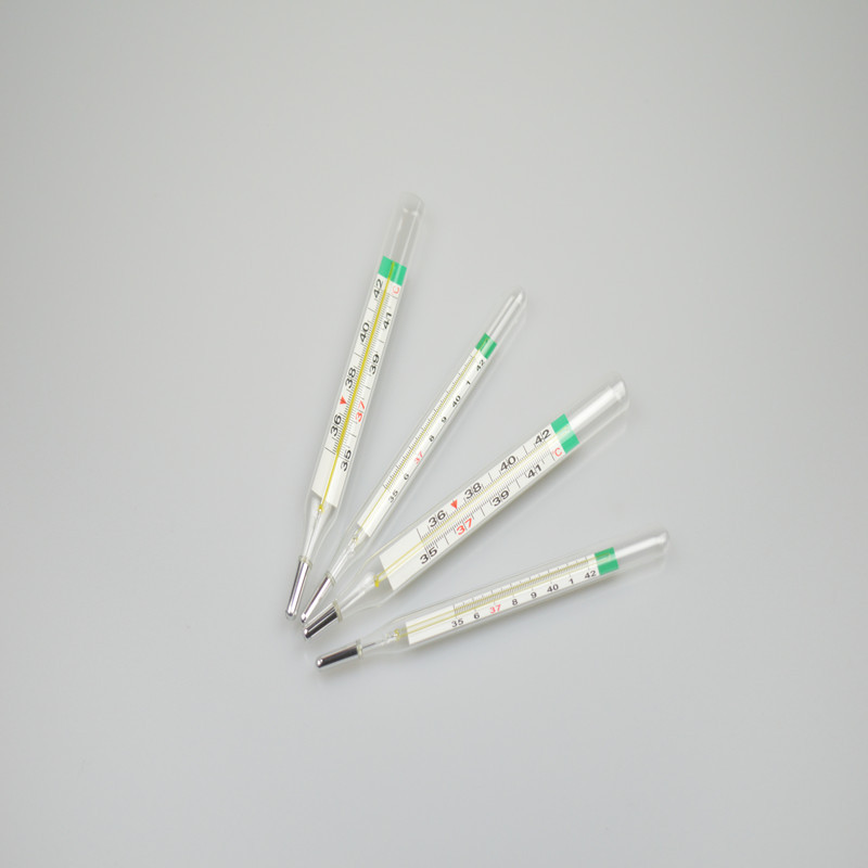 良度无汞玻璃体温计无水银医用同款误差小婴儿童口腔腋下温度小号