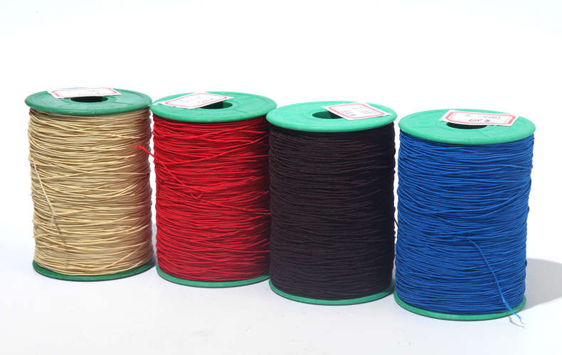 diy饰品细弹力线 七彩包芯弹力线 手工五彩佛珠线松紧线橡筋绳
