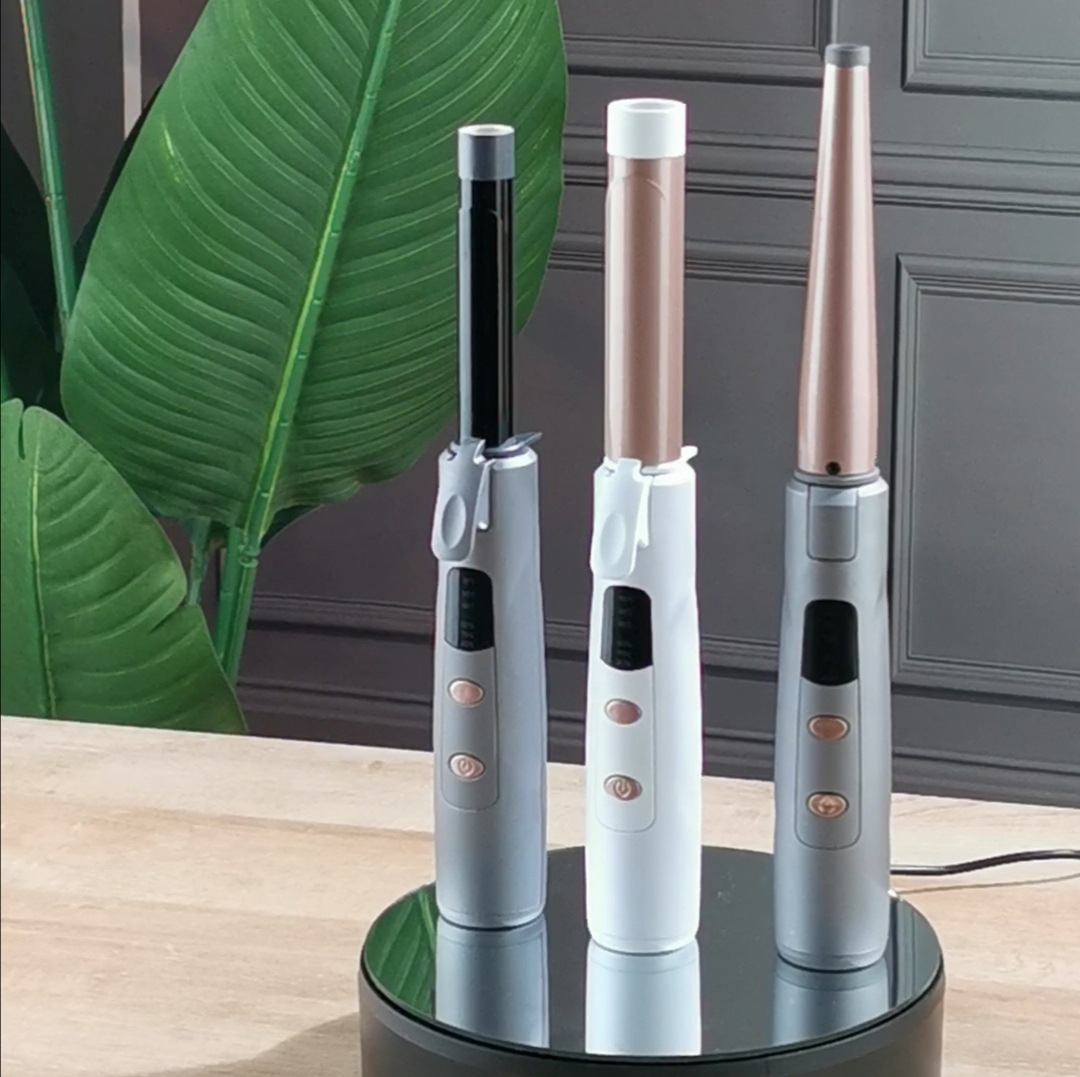 厂家直销 亚马逊usb充电无线卷发棒 干湿两用 迷你便携式卷发神器