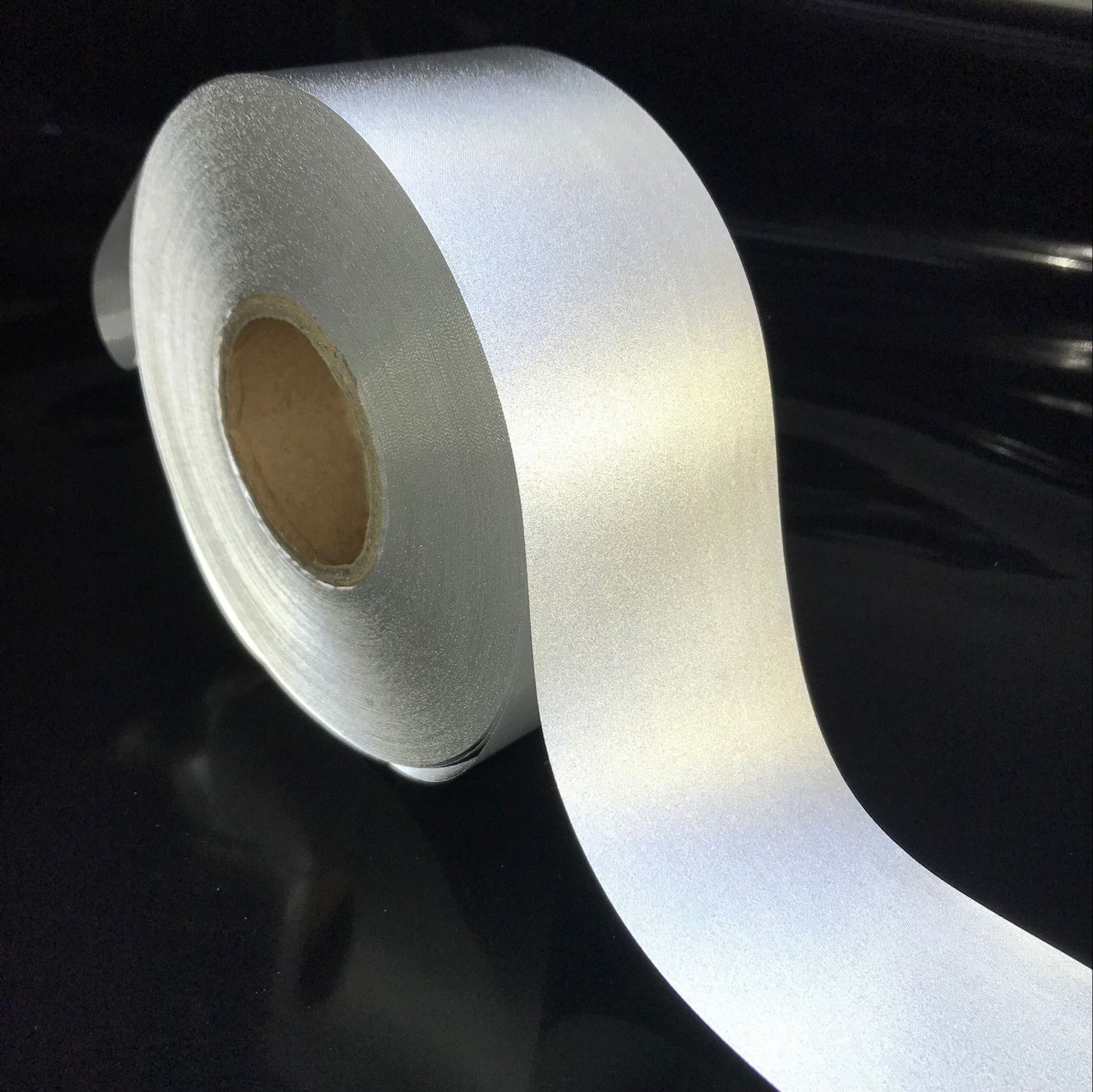 5公分反光条现货批发tc棉亮银反光布 耐水洗服装安全反光带夜光布