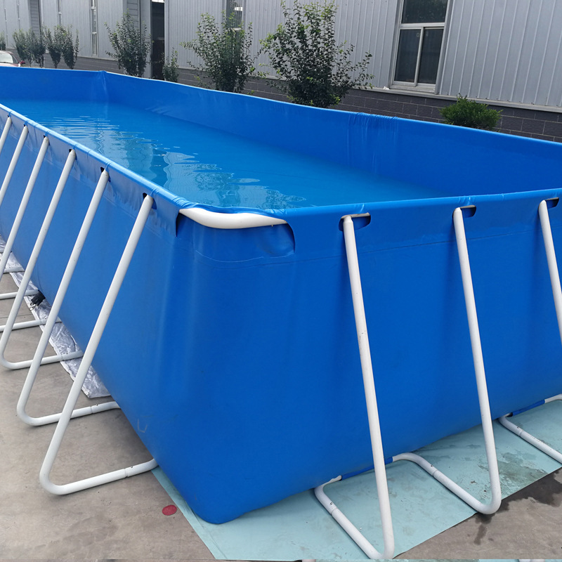 组装软体游泳池现货供应 移动pvc游泳池可定制 大容量户外游泳池