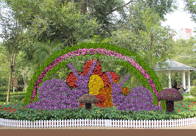 现代时园艺/立体花坛骨架/绿雕/组合式立体花坛/厂家直销支持定制