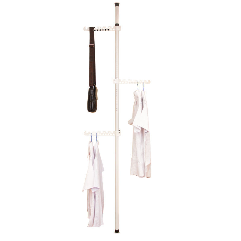 Punch-Free Bedroom Floor Hanger Clothes Rack Nordic Coat Rack Storage Fantastic Balcony Clothes Rack