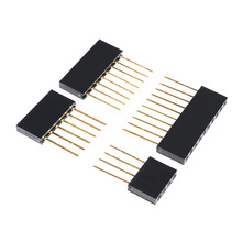 Arduino专用单排座针长11mm排母座加长排母2.54脚距 4p/6p/8p/10P