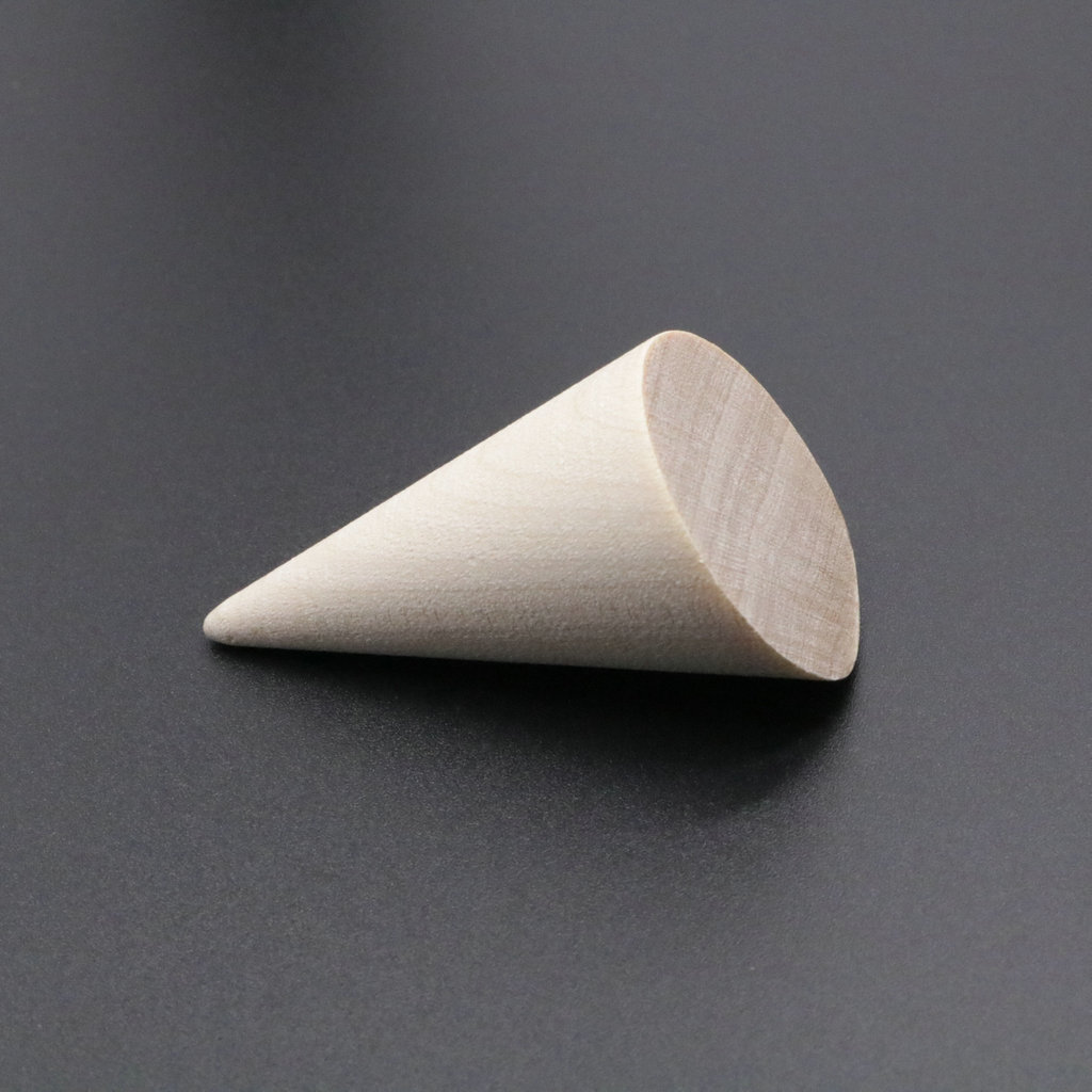 原木尖锥状木质展示台首饰展示道具戒指枕戒指展示跨境电商货源