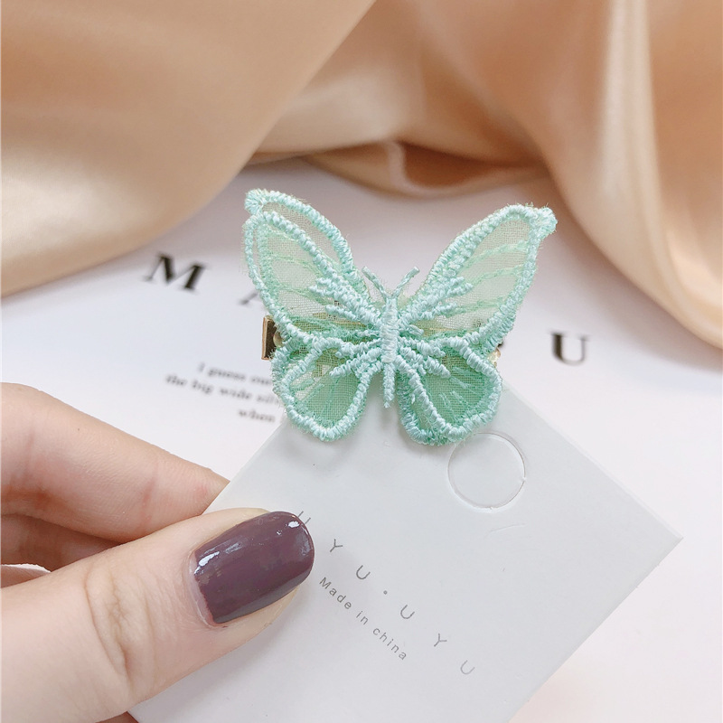 Summer Fairy Elf ~ Clip Hairware Fairy Butterfly Barrettes Side Clip Girl Duckbill Clip Bang Hairpin