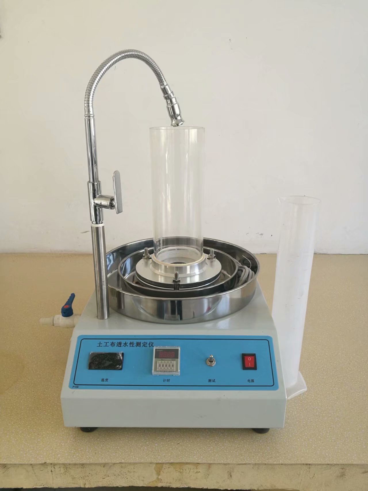 土工布透水性测定仪 yt020型土工布垂直渗透仪 透水性能检测仪