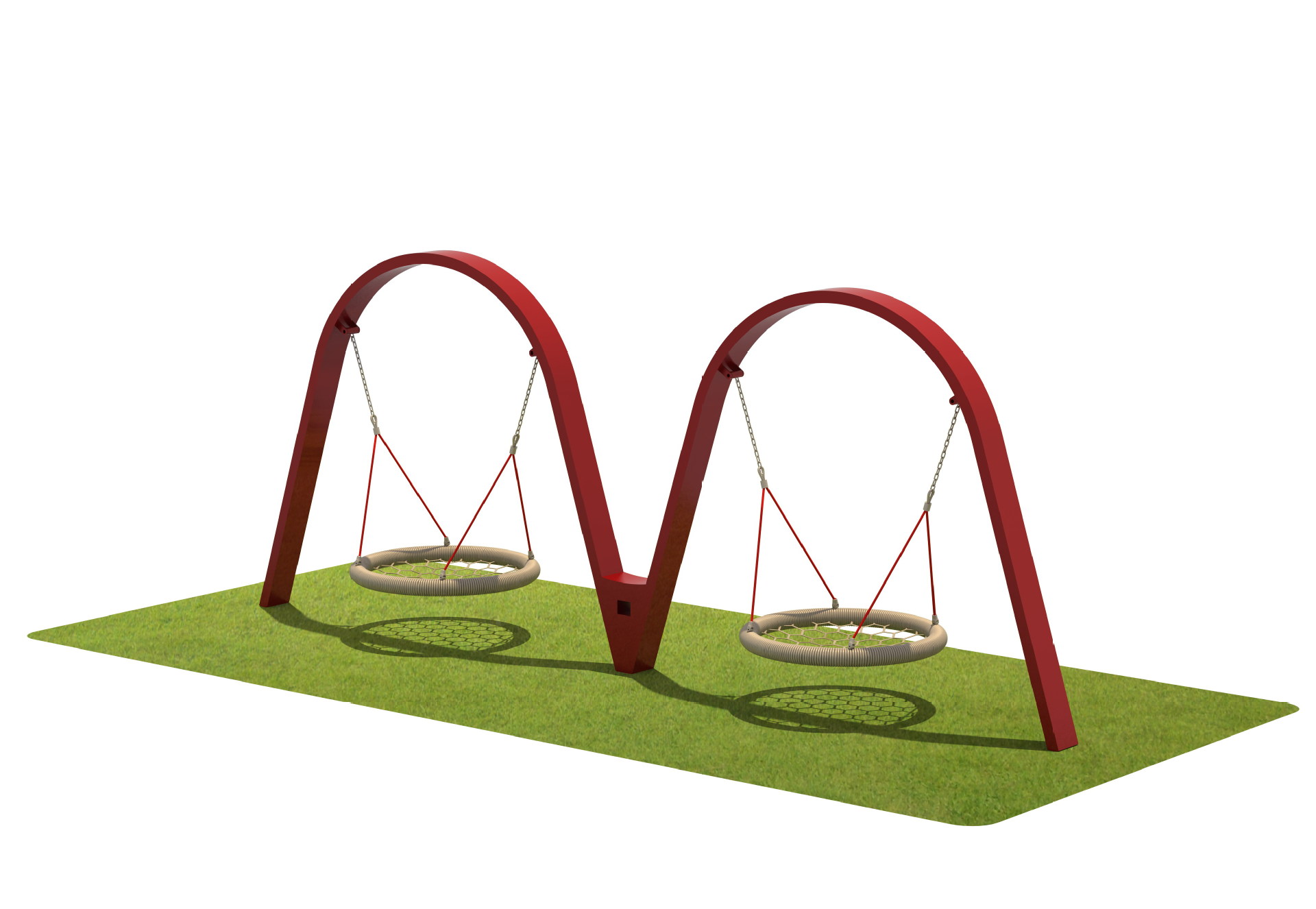 厂家直销幼儿园秋千架小滑梯组合户外秋千广场铁架秋千公园秋千