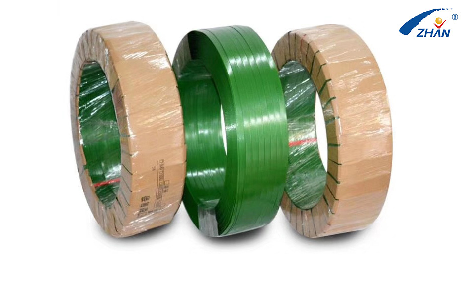 pet塑钢打包带 绿色pet 打包带 韧性带 捆扎袋砖头打包