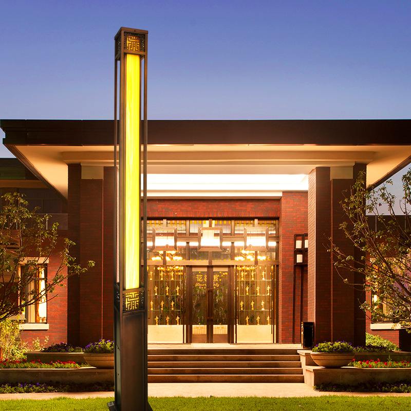 泉辉批发新款led新中式仿云石3米户外防水小区公园别墅景观庭院灯