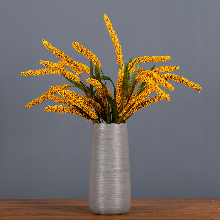 寓意大丰收猫尾谷手工稻谷仿真稻子稻穗装饰家居仿真花艺桌面摆件