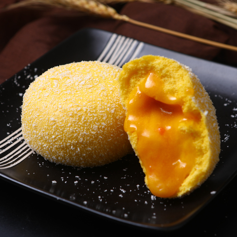 广东速冻面圣雪山流沙包咸蛋黄港式广式茶楼茶点儿童早餐面食点心