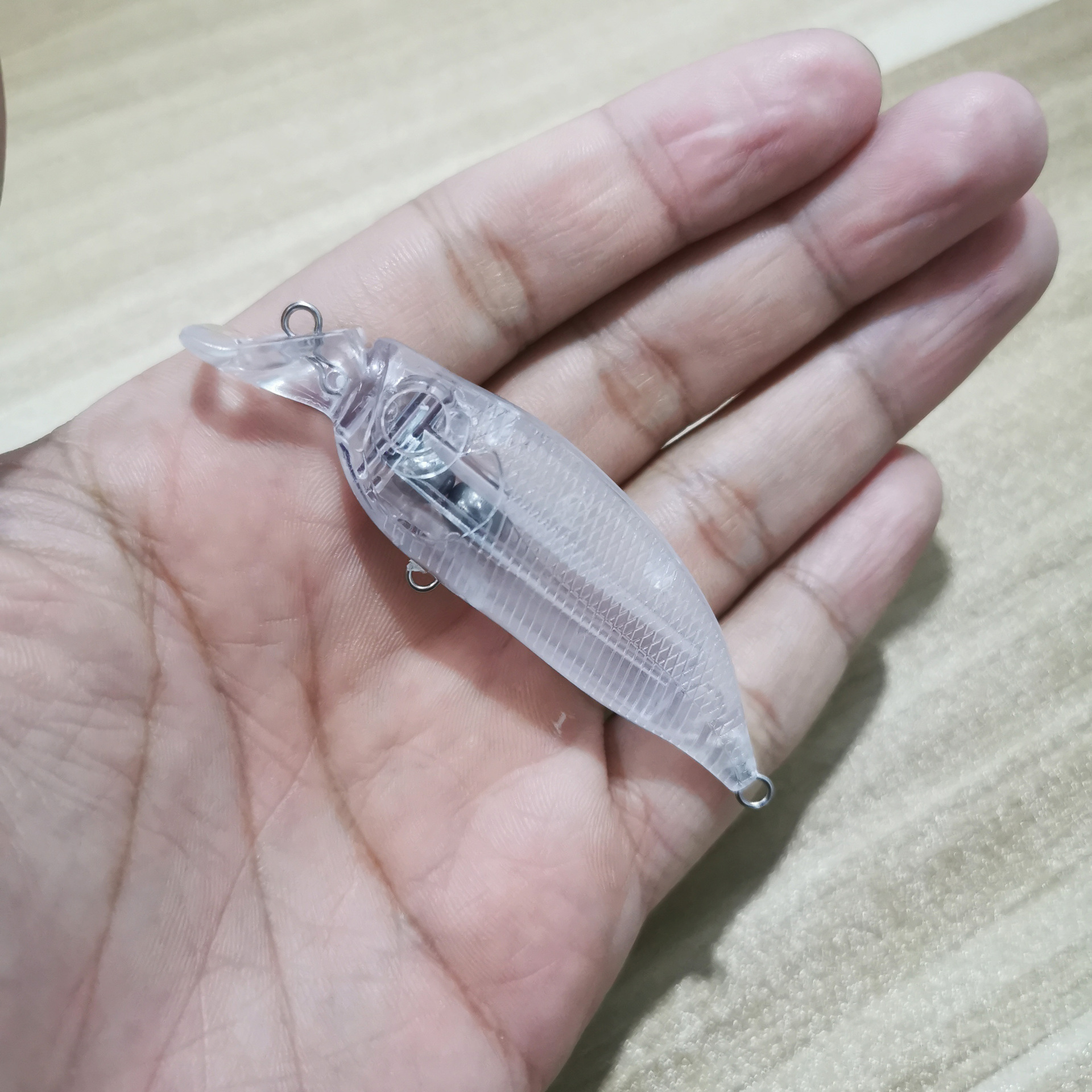 日本megabass ixi shadtype-r路亚饵米诺胚体毛坯diy路亚鱼饵本体