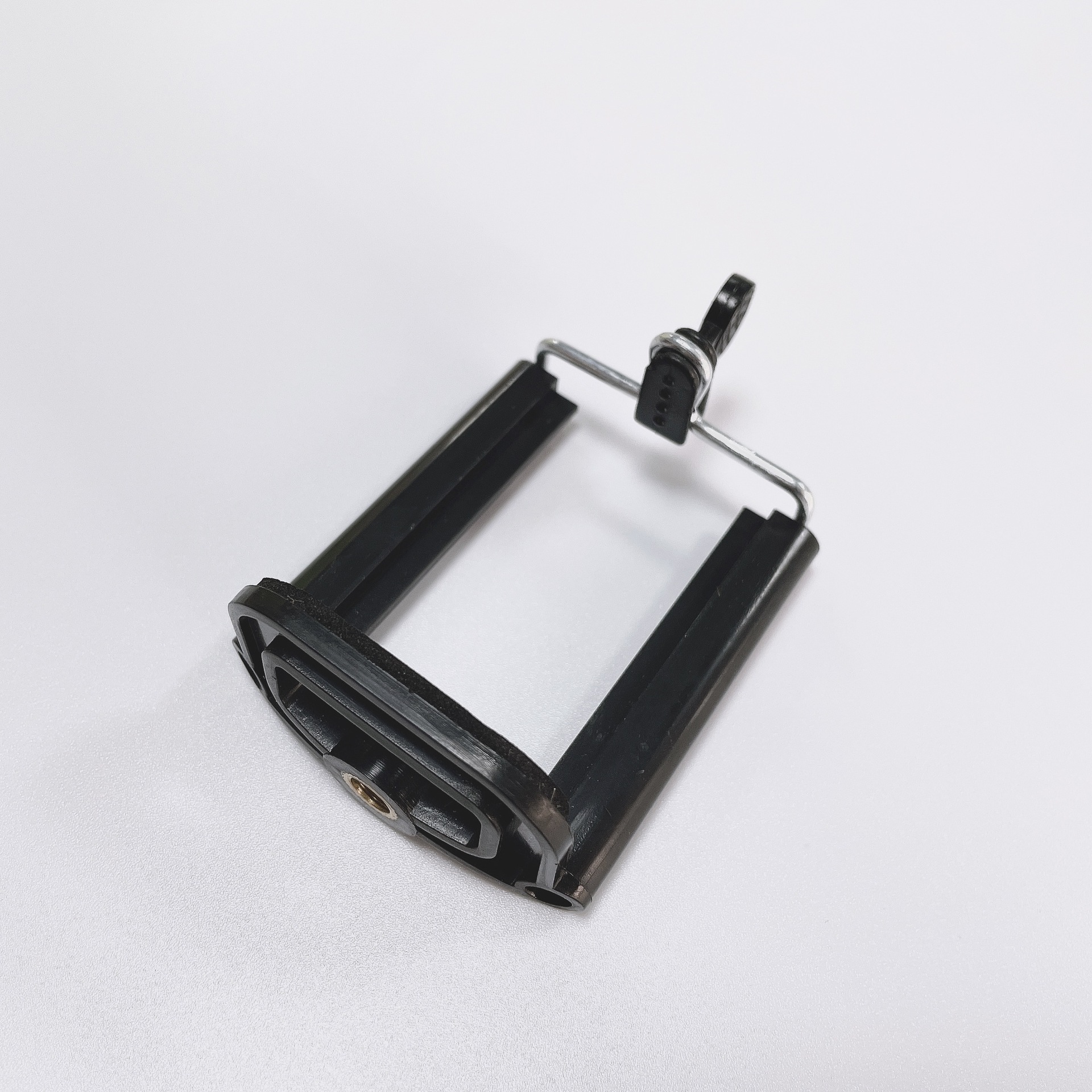 手机u型夹 1/4接口自拍杆手机夹子 三脚架配件 八爪鱼支架夹子