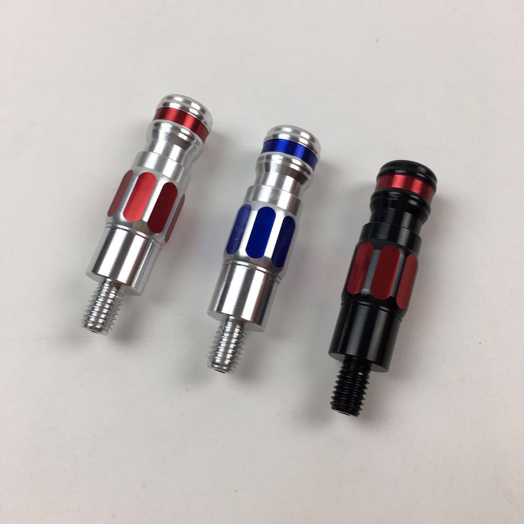 抄网杆快拆连接器抄网杆网头之间快速拆卸旋转头渔具小配件