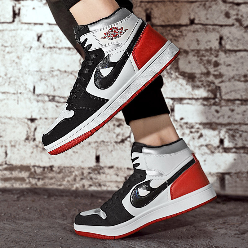 2021新款aj男鞋高帮空军一号花宝兰莆田情侣女板鞋潮流运动篮球鞋