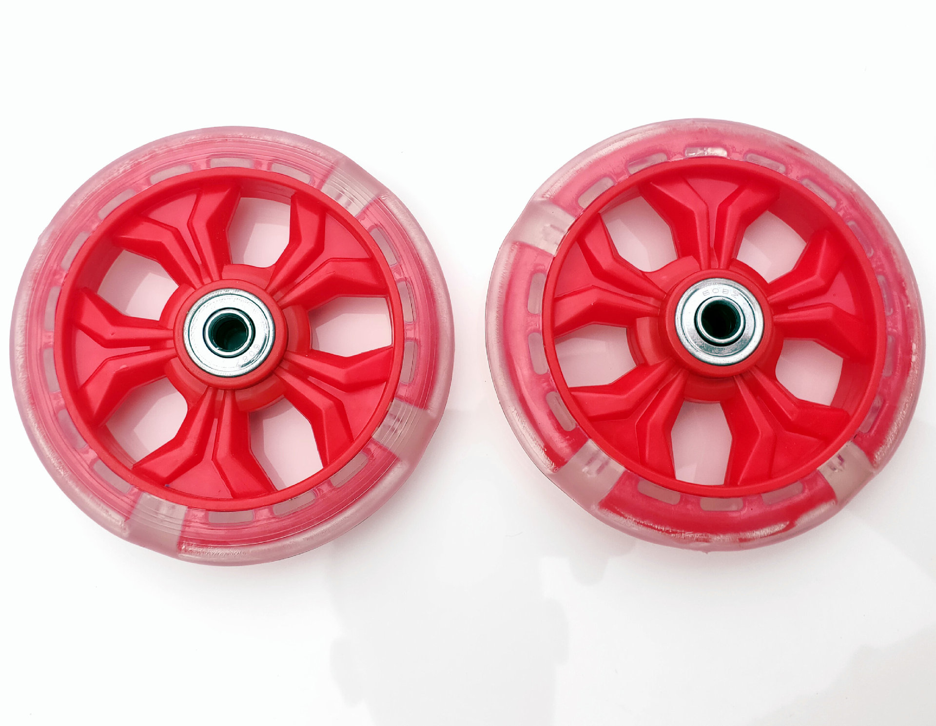 童车副轮/自行车辅助轮/儿童pvc闪光轮/平衡车轮/静音轮子/配件